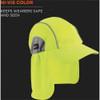 Ergodyne High Performance Hat,Lime,One Size 6650