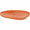 Vikan Round Pail Lid, 12 1-4 in Dia, Orange, Polypropylene 56877