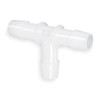 Eldon James Tee, PVDF, Barbed3-4in,PK5 T0-12NK