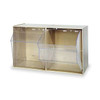 Quantum Storage Systems Tip-Out Bin,Ivory,Unfinished,13 7/8 in QTB302IV