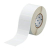 Brady Blank Label 3"W Silver, Polyester, Pk3000 THT-18-428-3