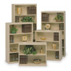Tennsco 2-Shelf Stationary Bookcase, 28"x34-1-2" Champ-Putty B-30CP