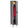 Wardrobe Locker, 15 in W, 18 in D, 78 in H, (1) Tier, (1) Wide, Gray  STK-151872-1 GRAY