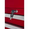 WESTWARD Rolling Tool Cabinet, 11-Drawers, Gloss Red, 42" W x 19" D x 40" H  32H855