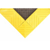 Notrax Antifatigue Mat, 96" L x 3 ft. W, 1" Thickness, PVC, Diamond, Black/Yellow 621S3696BY