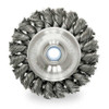 Weiler Knot Wire Wheel Wire Brush, Threaded Arbor 93431