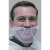 Beard Cover, Nylon, Polyester, 18 in Dia., White, Universal, 1000 PK  BN18W