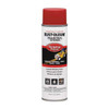 Rust-Oleum Industrial Choice Striping Paint, 18 oz, Red, Solvent -Based 1665838
