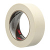 Masking Tape, 36 mm W x 55 m L, 4.4 mil Thick, Tan, Rubber Adhesive, 24 PK  64741