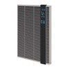 Recessed Electric Wall-Mount Heater, Recessed, 200 to 1500 W, 120V AC, Gray