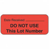Roll Products Label, Green, Paper, PK1000 141455