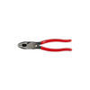 9 in Linemans Plier High Leverage w/ Wire Crimper, Steel