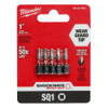 SHOCKWAVE Impact Square Recess No. 1 Insert Bits (5 PK)  48-32-4621