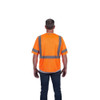Class 3 High Visibility Orange Mesh Safety Vest - 2X-Large-3X-Large  48-73-5137