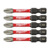 SHOCKWAVE 2 in Phillips No. 2 Impact Duty Power Bit, 5 PK
