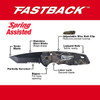 Milwaukee Tool FASTBACK Camo Spring Assisted Folding Knife 48-22-1535