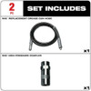 Milwaukee Tool 48" Grease Gun Replacement Hose w- HP Coupler 49-16-2647