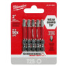 Milwaukee Tool Shockwave 2" Impact Torx T25 Power Bits (5PK) 48-32-4685