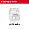 Milwaukee Tool Large Thread Pull-Back Arbor, 7-16" Shank 49-56-7240