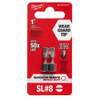 Milwaukee Tool Shockwave Impact Slotted 3-16" Insert Bits (2PK) 48-32-4417