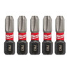 SHOCKWAVE 1 in Phillips No. 3 Impact Duty Power Bit, 5 PK