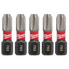 SHOCKWAVE 1 in Phillips No. 3 Impact Duty Power Bit, 5-Piece Pack