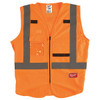 Milwaukee Tool Class 2 High Visibility Orange Safety Vest - L/XL 48-73-5032