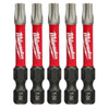 Milwaukee Tool 2 in. TORX T30 SHOCKWAVE Impact Duty Power Bit (5 pk) 48-32-4687