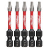 Milwaukee Tool 2 in. TORX T15 SHOCKWAVE Impact Duty Power Bit (5 pk) 48-32-4683