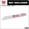 Milwaukee Tool 6" 18 TPI SAWZALL Blades (50 Pk) 48-01-6184