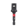 Milwaukee Tool SHOCKWAVE 1/4 in. Hex to 1/2 in. Square Socket Adapter 48-32-5034