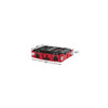 PACKOUT Tool Box, Black-Red, 22 in W x 16-1-4 in D x 6-1-2 in H  48-22-8424