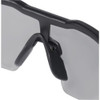 Safety Glasses Anti-Fog &  Anti-Scratch, Gray Lens, Half-Frame, Wraparound  48-73-2108