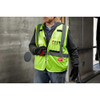Milwaukee Tool Class 2 High Visibility Yellow Safety Vest - 4XL-5XL 48-73-5024
