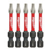 Milwaukee Tool 2 in. TORX T20 SHOCKWAVE Impact Duty Power Bit (5 pk) 48-32-4684