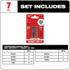 Milwaukee Tool SHOCKWAVE Hex Security Insert Bit Set - 7PC 48-32-4619