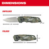 Milwaukee Tool FASTBACK Camo Folding Knife 48-22-1524