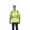 Class 3 High Visibility Yellow Safety Vest - Large-X-Large  48-73-5142