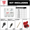 12 pc.. HOLE DOZER with Carbide Teeth Plumber's Hole Saw Kit  49-22-3091