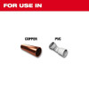 Reaming Pen for Copper & PVC, Heat Treated Blade, Metal, Black Oxide Coated  48-22-4255