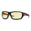 Safety Glasses Anti-Fog &  Anti-Scratch, Yellow Lens, Half-Frame, Wraparound