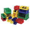 Hang & Stack Storage Bin, Polypropylene, Yellow, 9 in H, 8 1-4 in W, 18 in L  QUS265YL