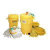 Spill Kit, 62 gal Volume Absorbed per Kit, 157 gal Capacity, Drum, Yellow, 140  1399-YE