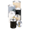 Justrite Cease-Fire(R) Trash Can, Silver, Aluminum, 15 1-4 in Dia 26512