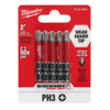2 in. Phillips No 3 SHOCKWAVE Impact Duty Power Bit (5 pk)  48-32-4639