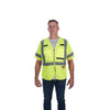 Class 3 High Visibility Yellow Mesh Safety Vest - Large-X-Large  48-73-5132