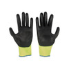 12 Pair High Visibility Cut Level 2 Polyurethane Dipped Gloves - M  48-73-8921B