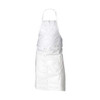 Kleenguard Apron, Fabric, White, 40 in, Universal 36550