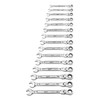 15 pc. Metric Flex Head Ratcheting Combination Wrench Set