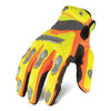 COMMAND IEX-HZI5 Mechanics Gloves, Synthetic Leather Palm, Polyester Back, L